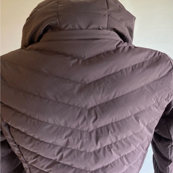 New 32 Degrees Dark Purple Polyester Hooded Puffer Jacket size S - Picture 7 of 13